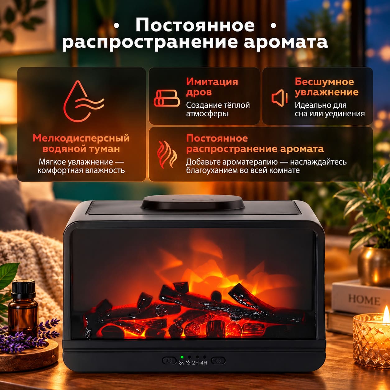 Камин-увлажнитель — вид 3